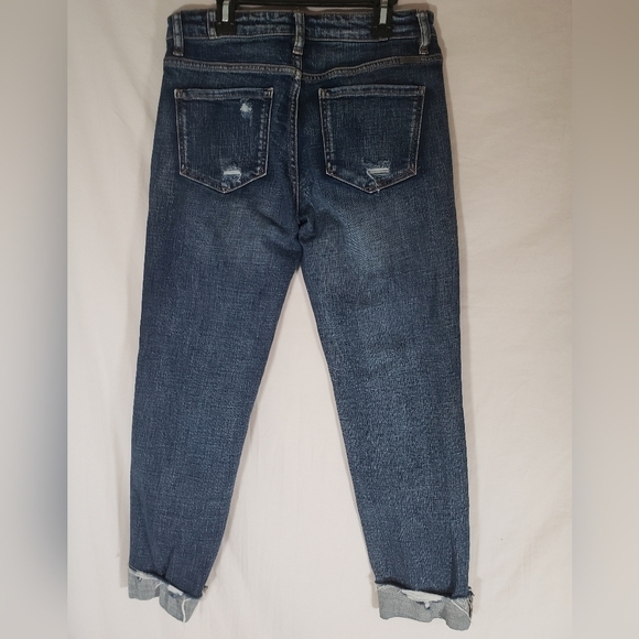 Kancan Distressed Blue Jeans Sz 26 - Picture 5 of 13